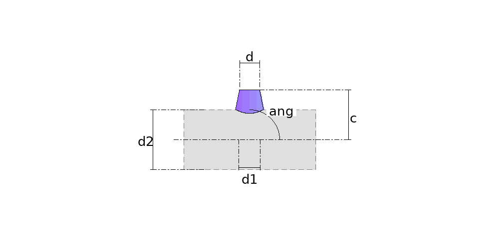 Conical Tap (Conical Tee)