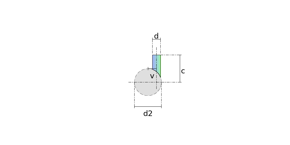 Offset Pipe Branch (Tangential Inlet)